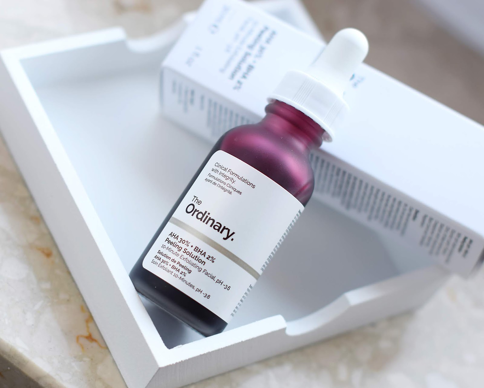 Review The Ordinary Aha 30 Bha 2 Peeling Solution